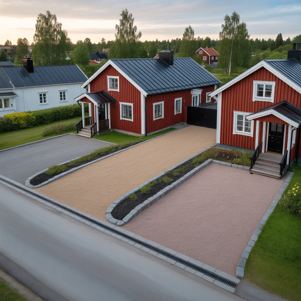 grus singel eller makadam for uppfart jamforelse och kostnad