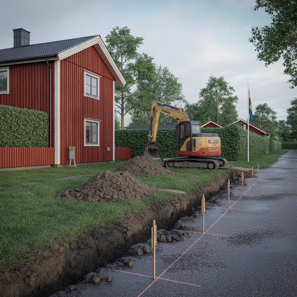 schakta nara tomtgrans regler avstand och kostnad